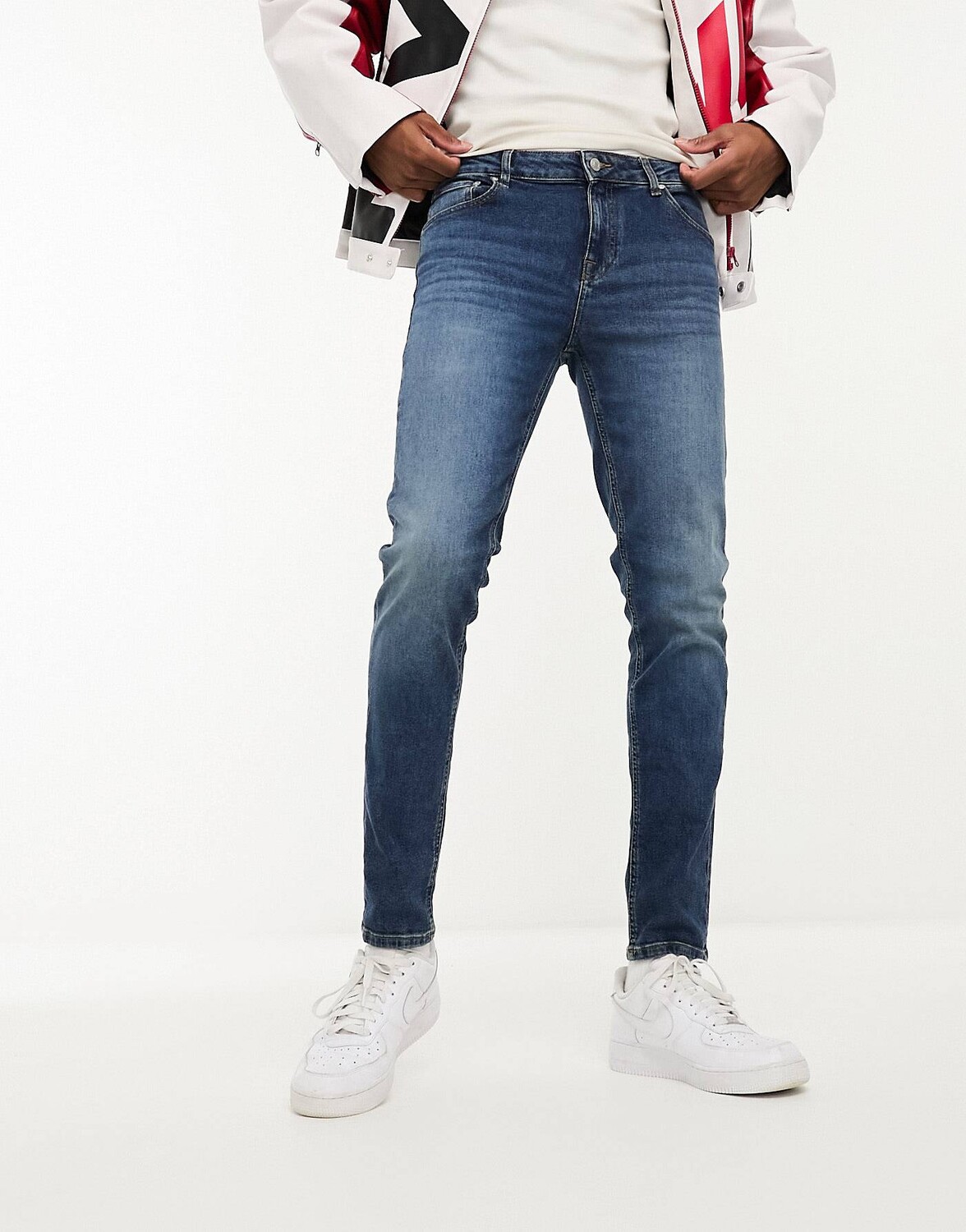 Джинсы Asos Design Skinny, синий