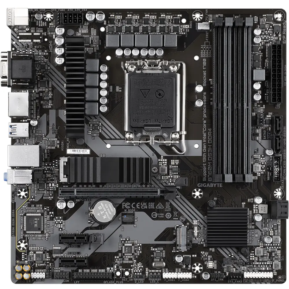 

Материнская плата Gigabyte B760M DS3H DDR4