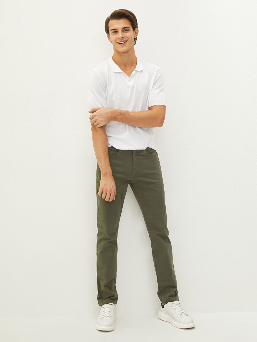 

Мужские брюки чинос Slim Fit из габардина LCWAIKIKI Classic