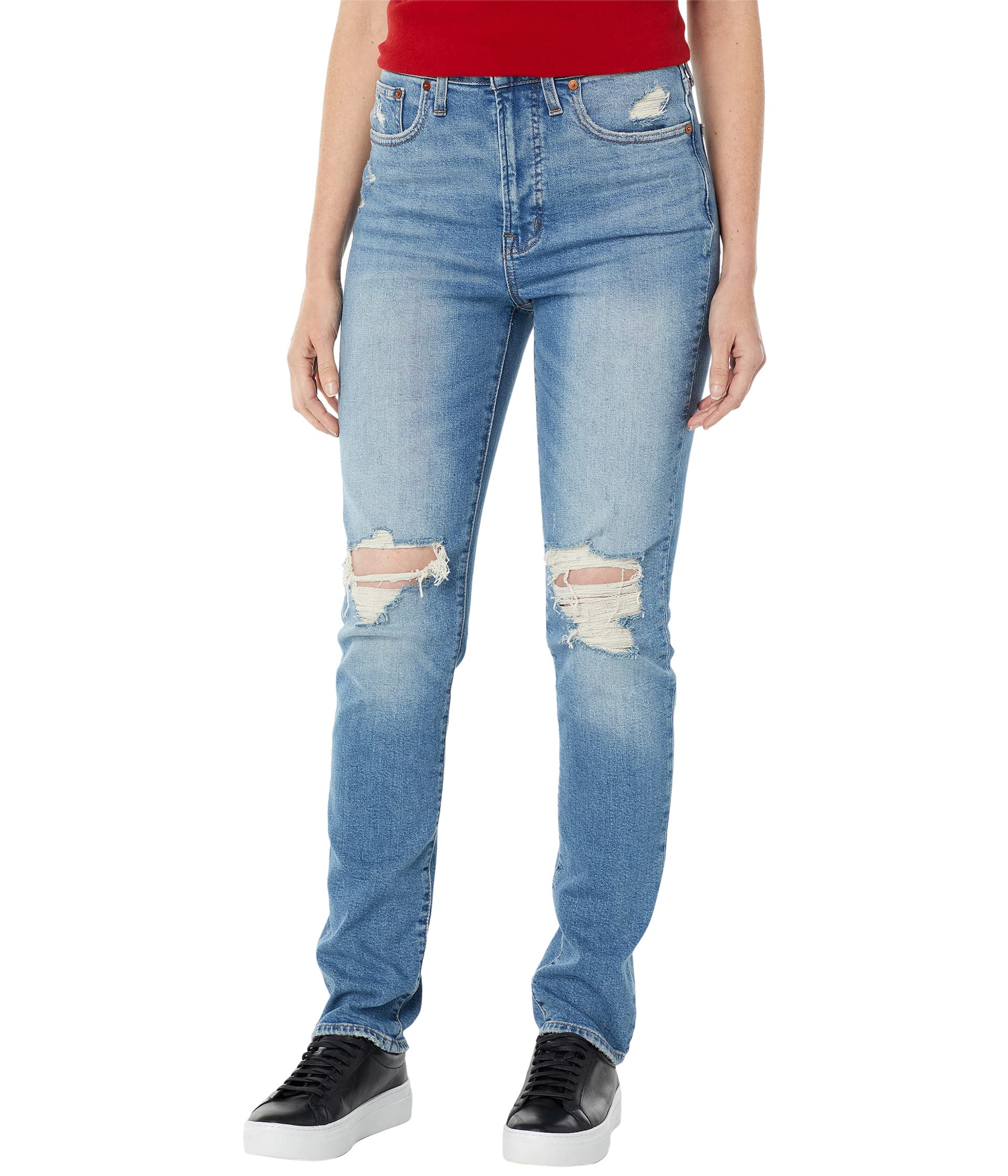 цена Джинсы Madewell, The Tall Perfect Vintage Jean in Denman Wash