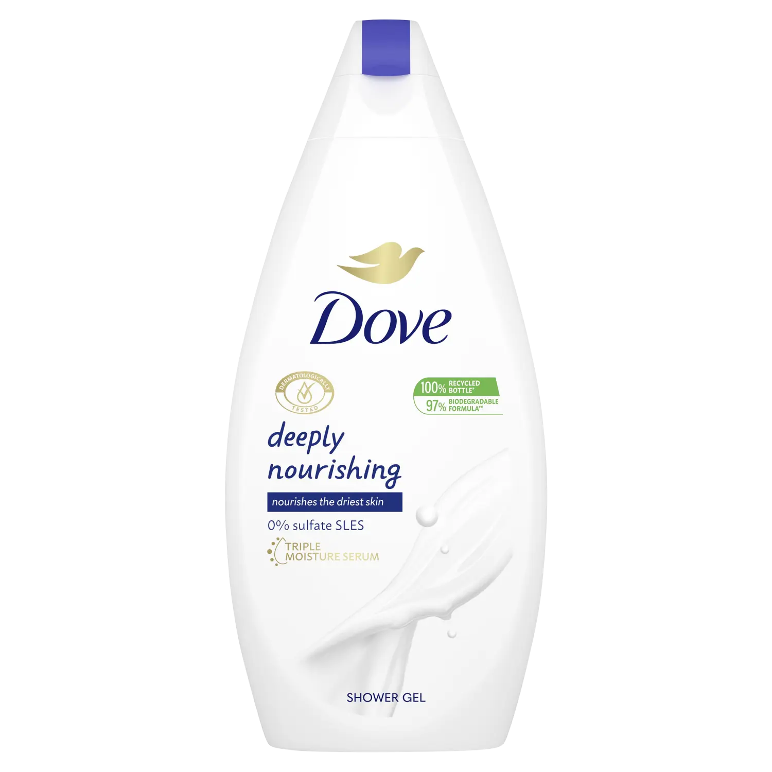 

Dove Deeply Nourishing ухаживающий гель для душа, 500 мл