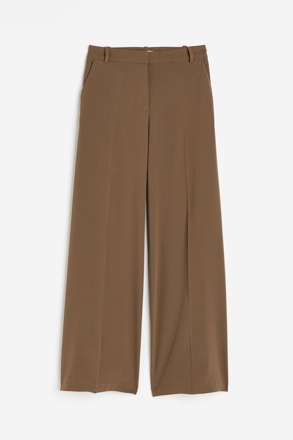 

Брюки H&M Wide-leg, коричневый