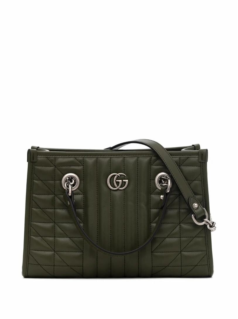 

Кожаная сумка-тоут GG Marmont Gucci