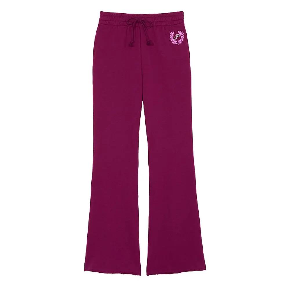 

Спортивные брюки Victoria's Secret Pink Everyday Fleece High-waist Flare, розовый