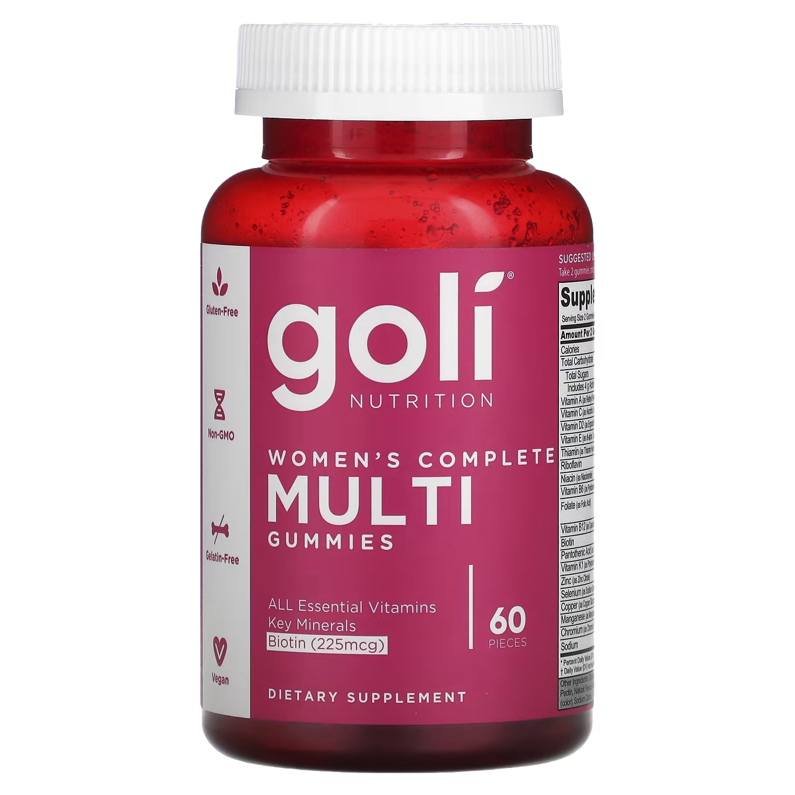 цена Goli Nutrition Women's Complete Multi Gummies, 60шт