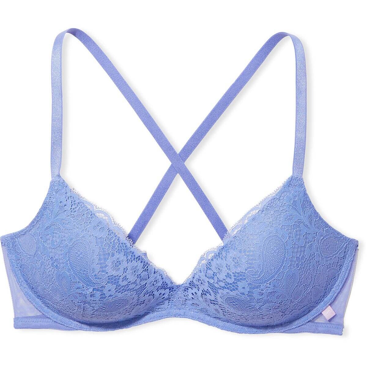 

Бюстгальтер Victoria's Secret Sexy Tee Wireless Push-Up Smooth, голубой