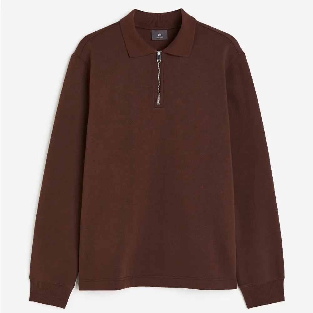 

Футболка поло H&M Regular Fit, коричневый