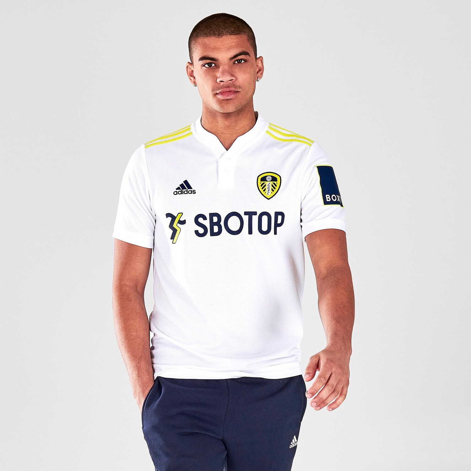 

Мужская футболка для домашнего футбола Adidas Leeds United 2021-22, белый
