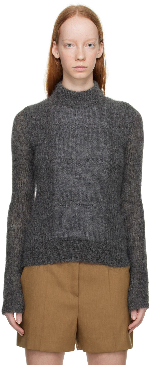 

Серый свитер Фиокки Max Mara