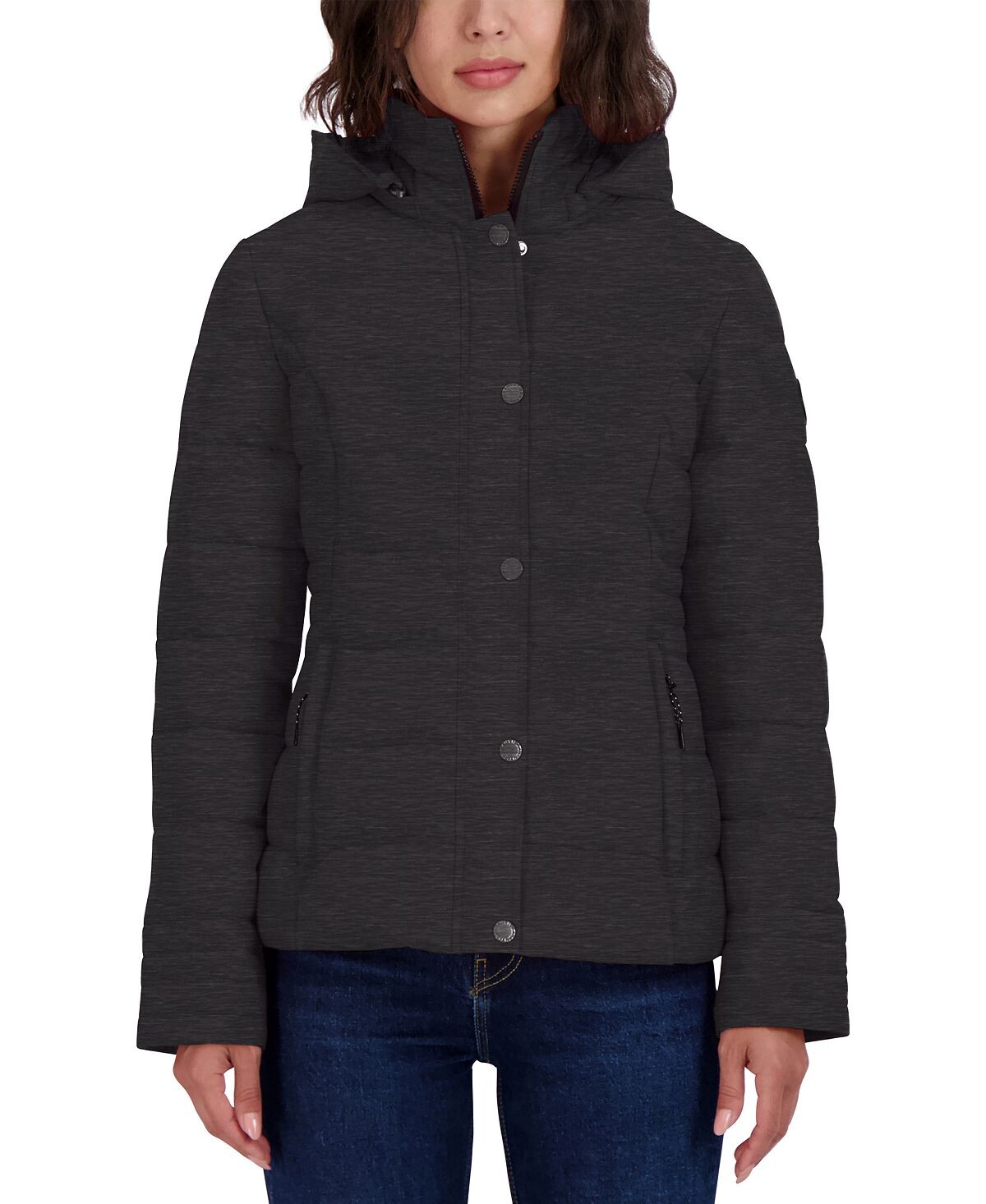

Женское пуховое пальто с капюшоном, созданное для macy's Nautica, мульти