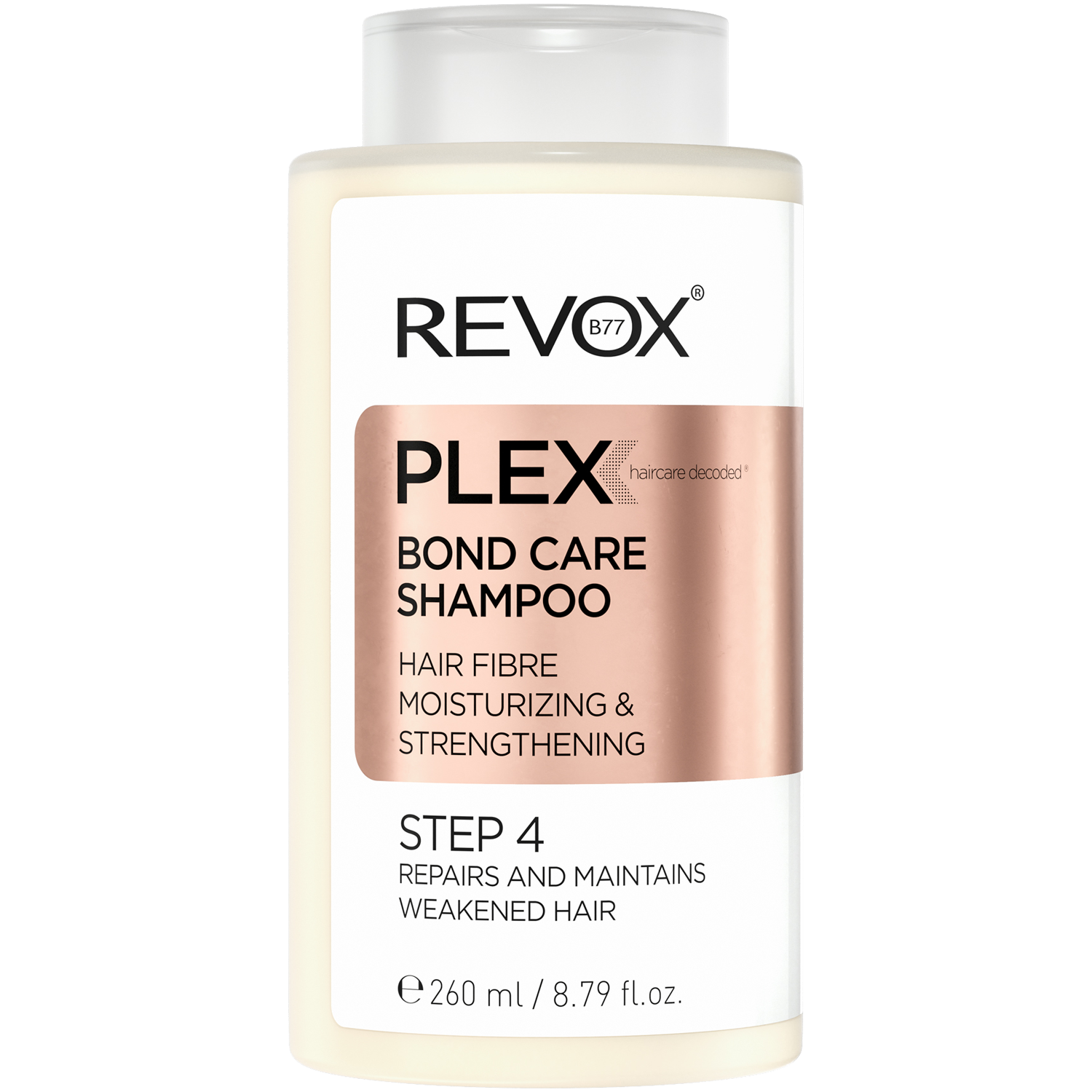 Revox Plex Bond Care Shampoo Step 4 шампунь для ухода за волосами, 260 мл
