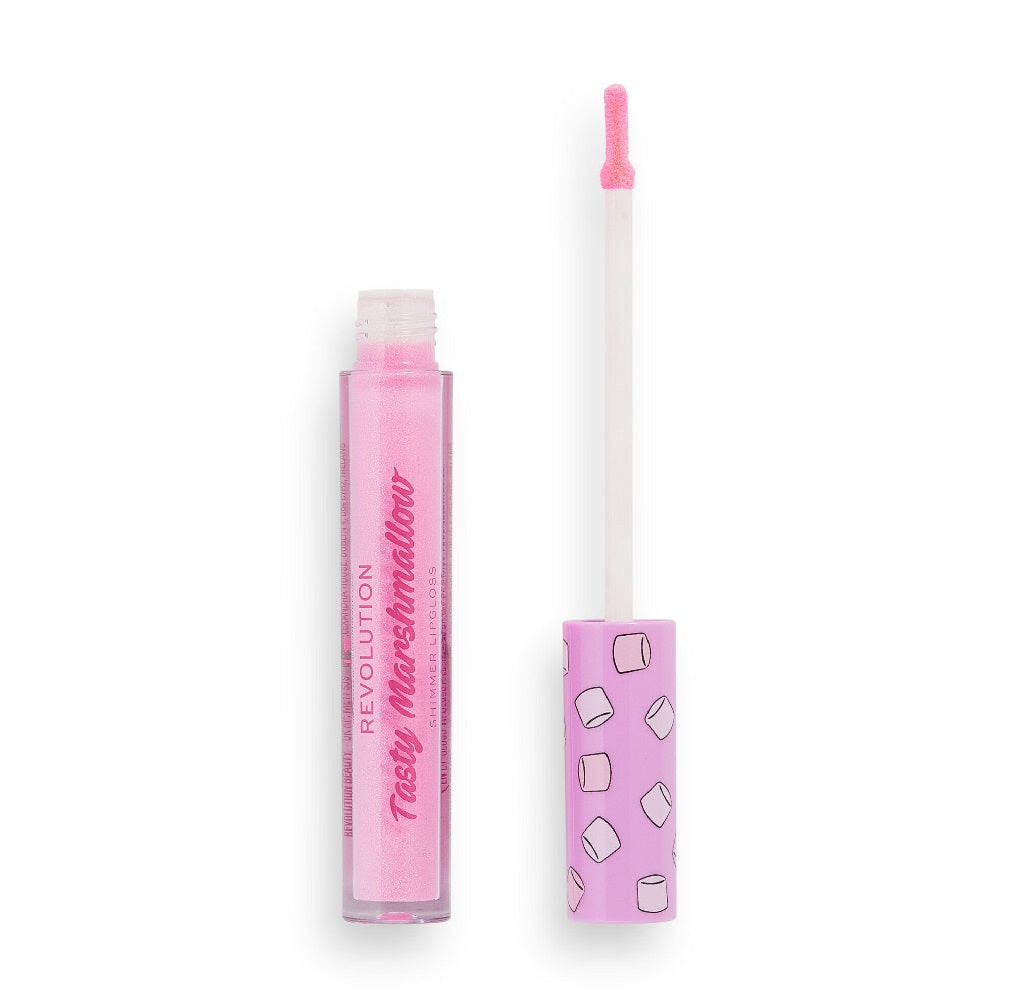 

Makeup Revolution Блеск для губ I Heart Revolution Tasty Marshmallow Wonderland с блестками и сахарным печеньем 3 мл
