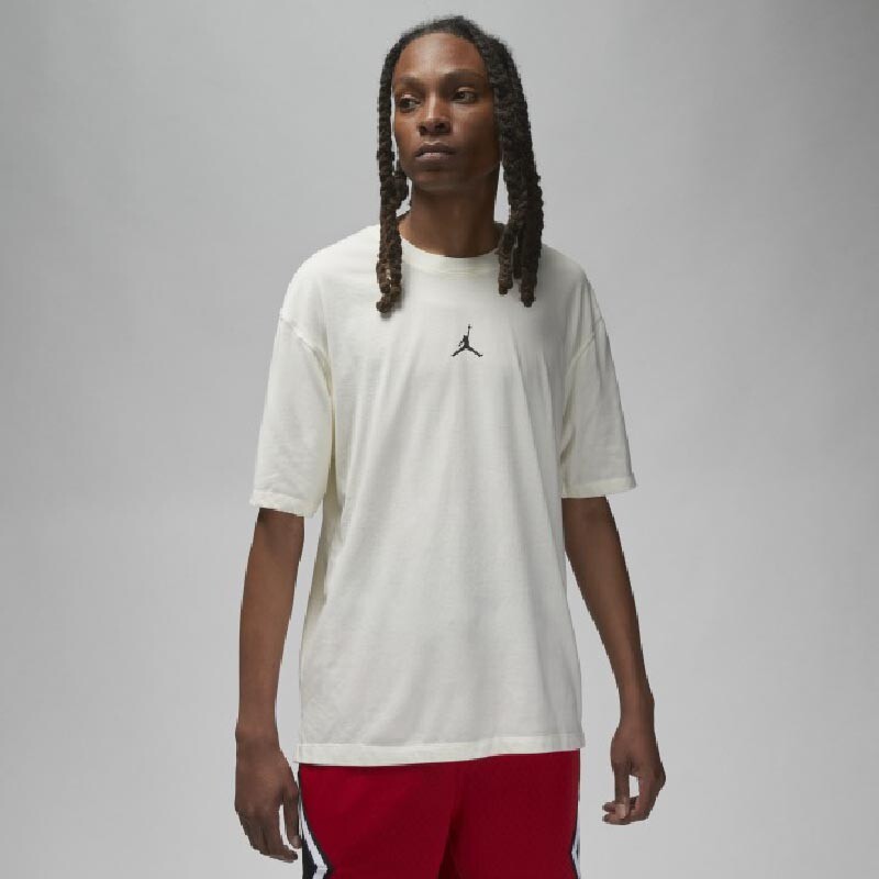 

Футболка Nike Air Jordan SS22 Logo Printing Sports Round Neck Short Sleeve White, Белый