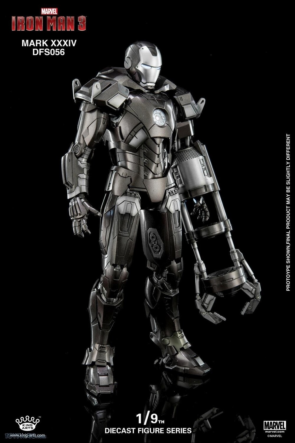 

Коллекционная фигурка King Arts 1:9 Scale Iron Man, Mark XXXIV, 24 см