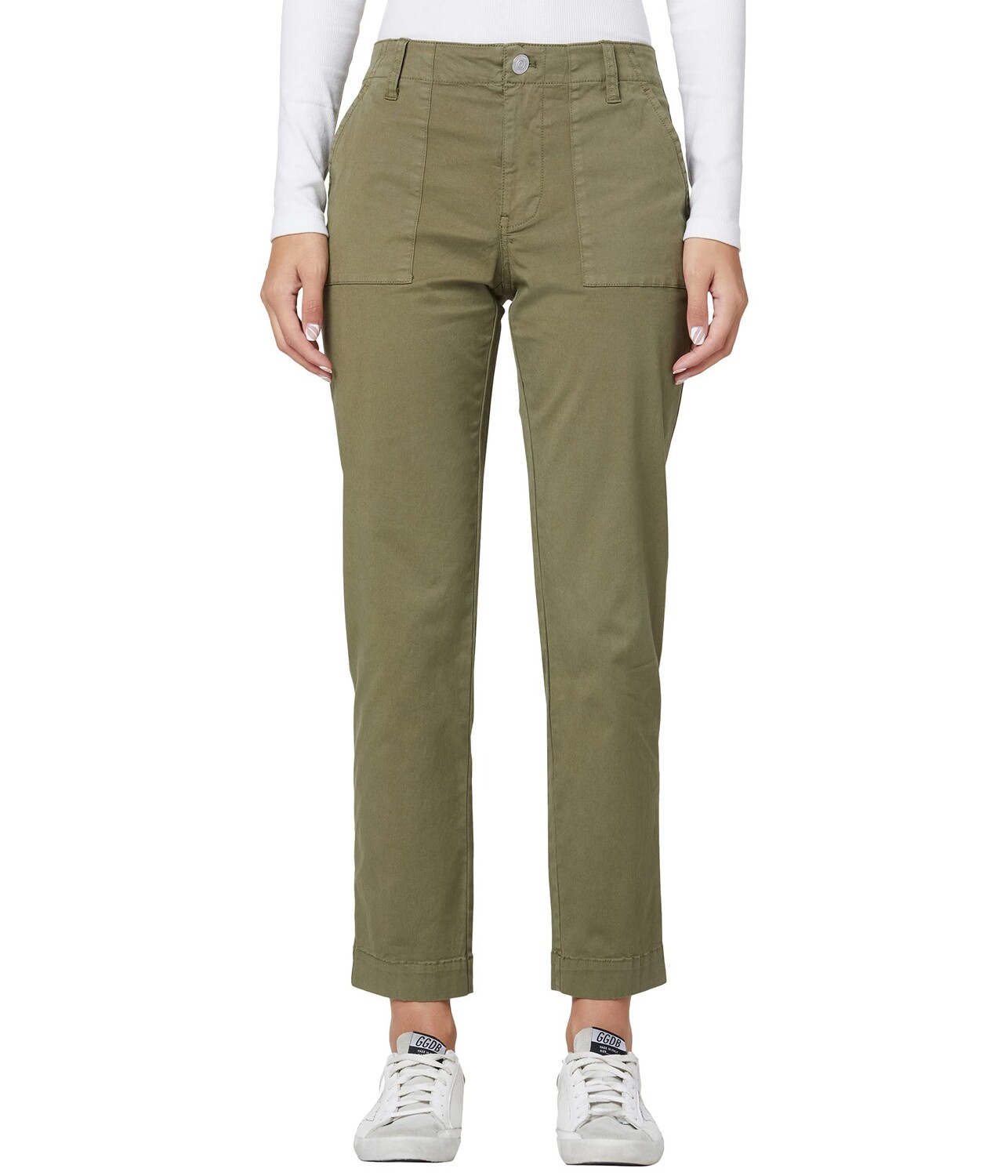 

Джинсы Hudson Jeans, Mid-Rise Utility Chino in Dried Herb
