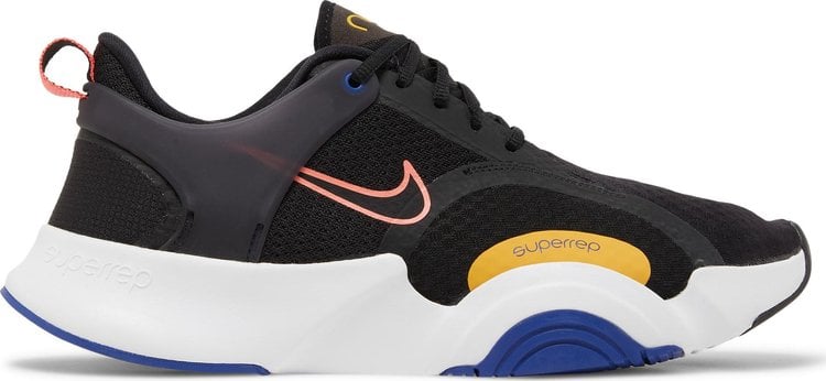 Кроссовки Nike SuperRep Go 2 'Black Deep Royal Blue Pollen', черный - фото