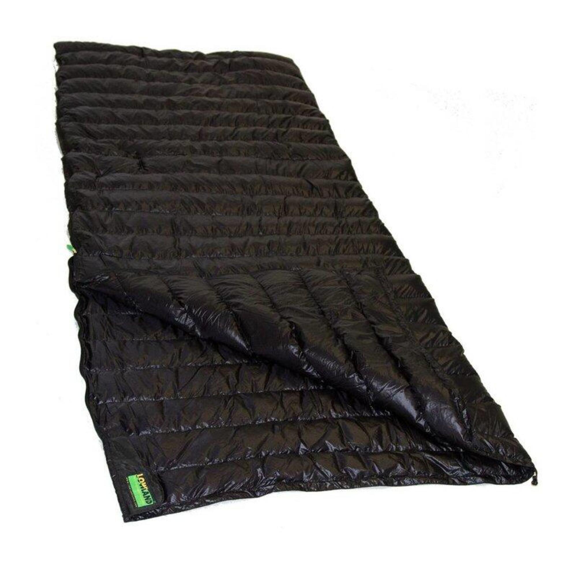 спальный мешок пуховый 190 30 х75см t 5c зеленый pr yjsd 25 g Спальный мешок Lowland пуховый, черный