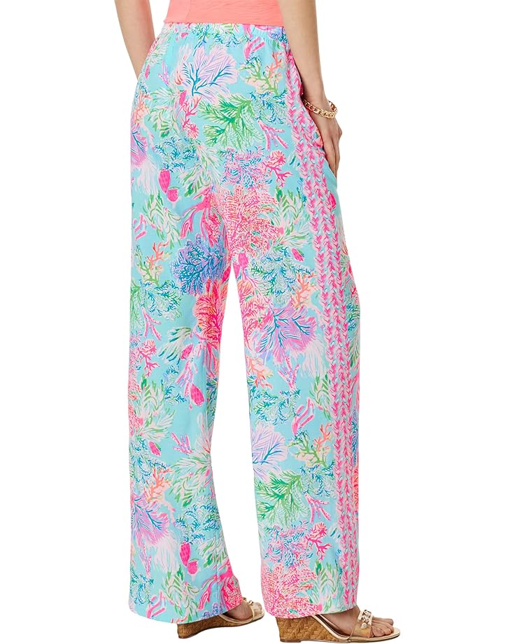 stephenson simon set my heart to five Брюки Lilly Pulitzer Bal Harbour Palazzo Pants, цвет Celestial Blue Cay To My Heart Engineered Pants