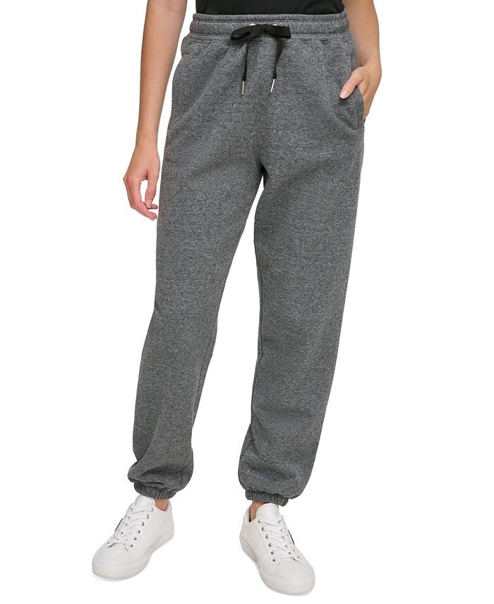 

Женские спортивные штаны с завязками на талии Calvin Klein, цвет Black Heather