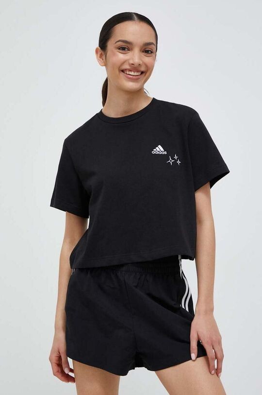 

Футболка Adidas из хлопка adidas, черный