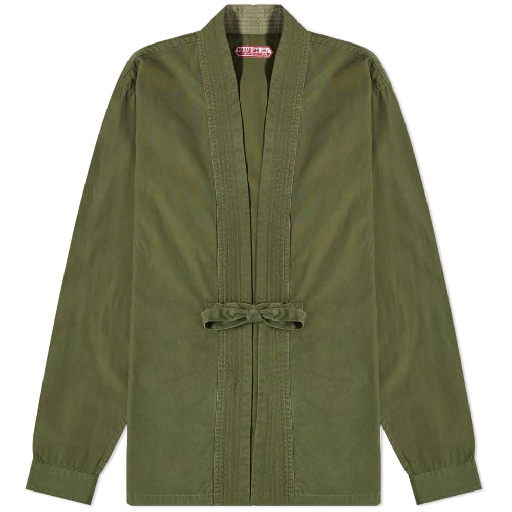 

Maharishi U.S. Hanten Shirt, оливковый
