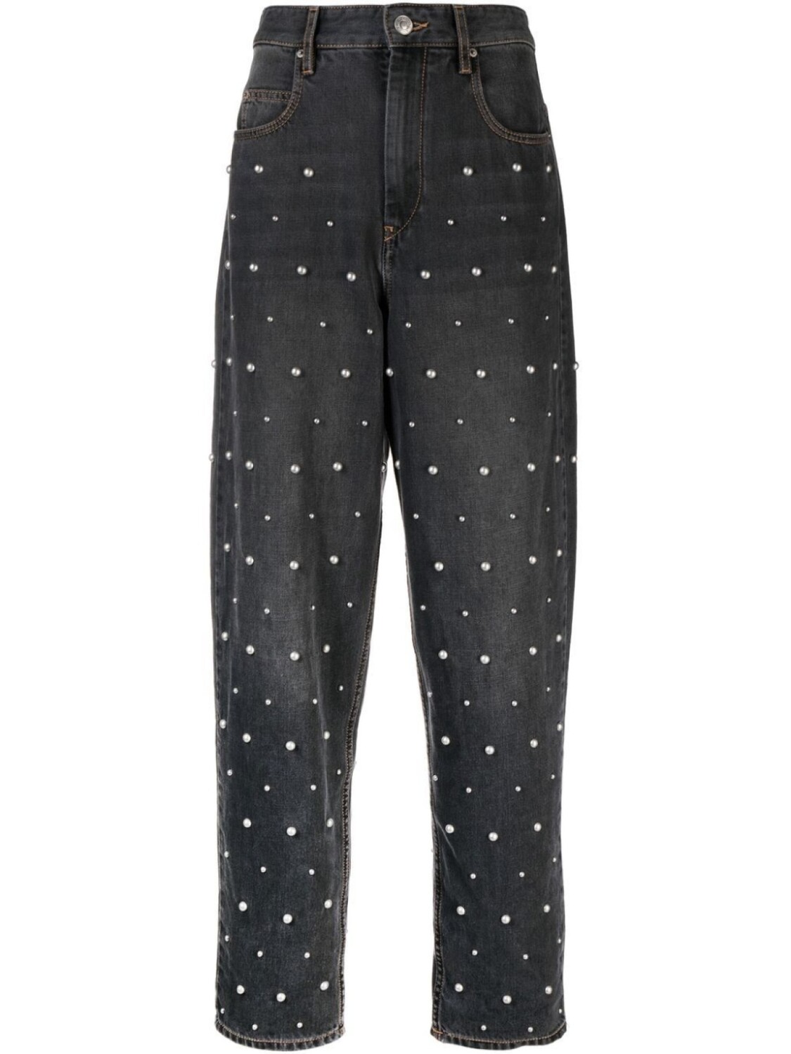 

MARANT ÉTOILE джинсы Corsysr свободного кроя, черный