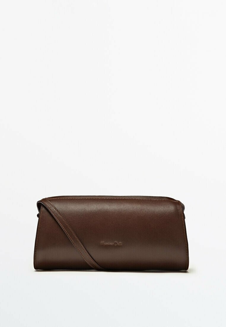 

Сумка на плечо Cylindrical Massimo Dutti, коричневый