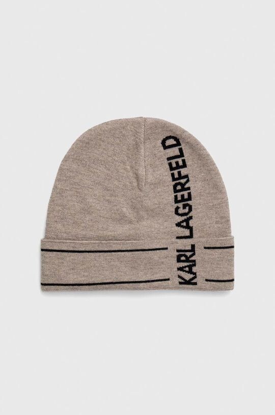 

Шапка Karl Lagerfeld, серый