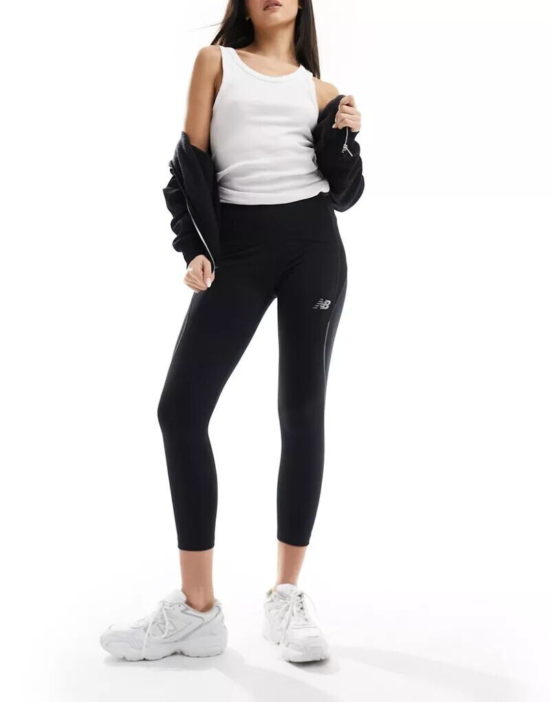 

Черные шорты для бега New Balance Impact