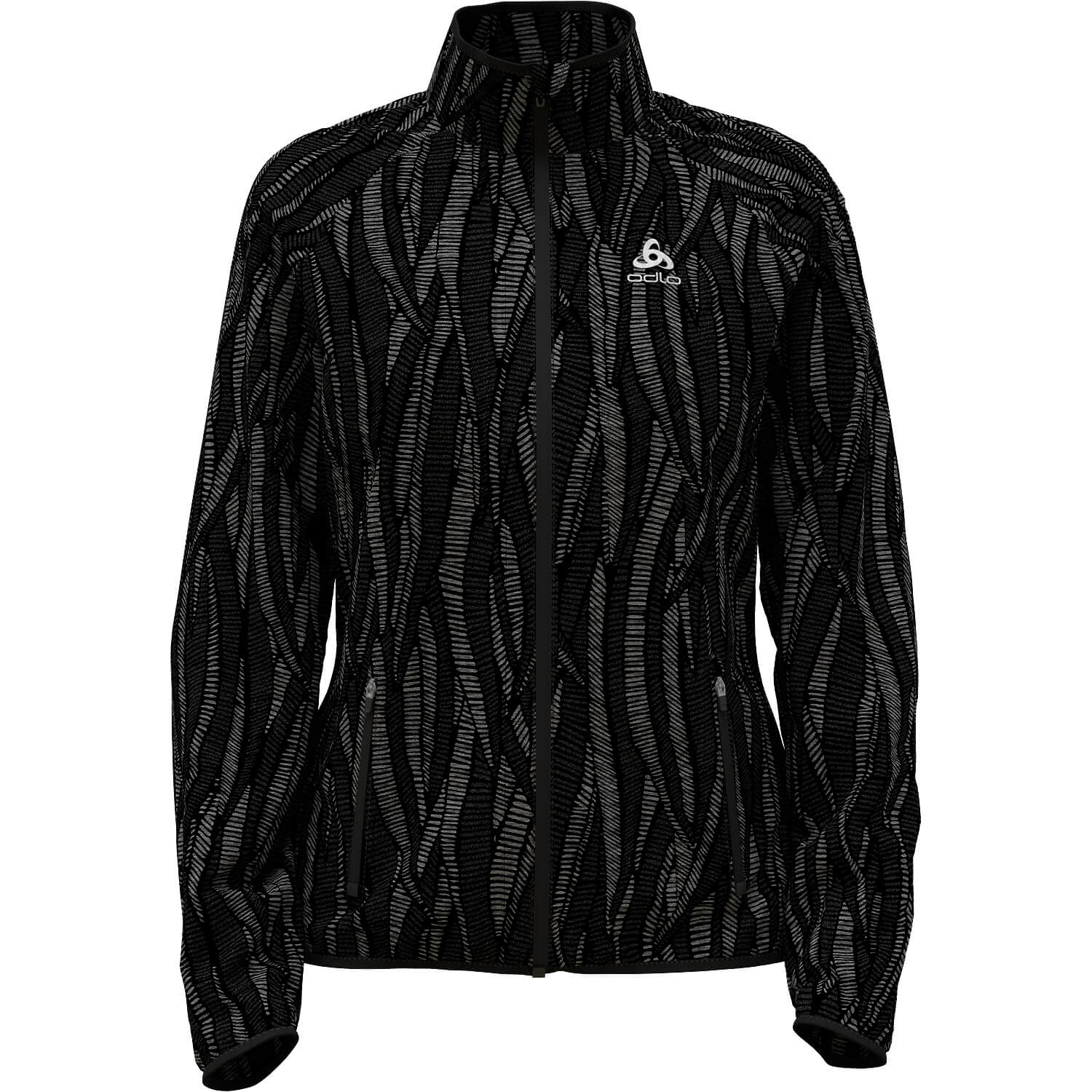 Куртка софтшелл Odlo Jacke Essential Light Print, черный