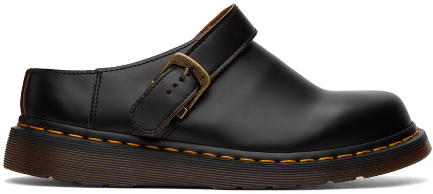 

Черные мюли Isham с ремешком на пятке Dr. Martens