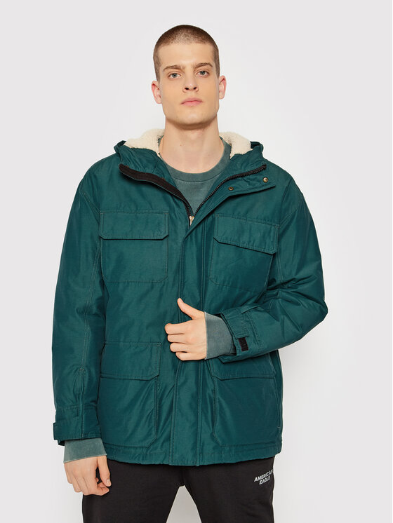 Переходная куртка стандартного кроя American Eagle, зеленый цена и фото