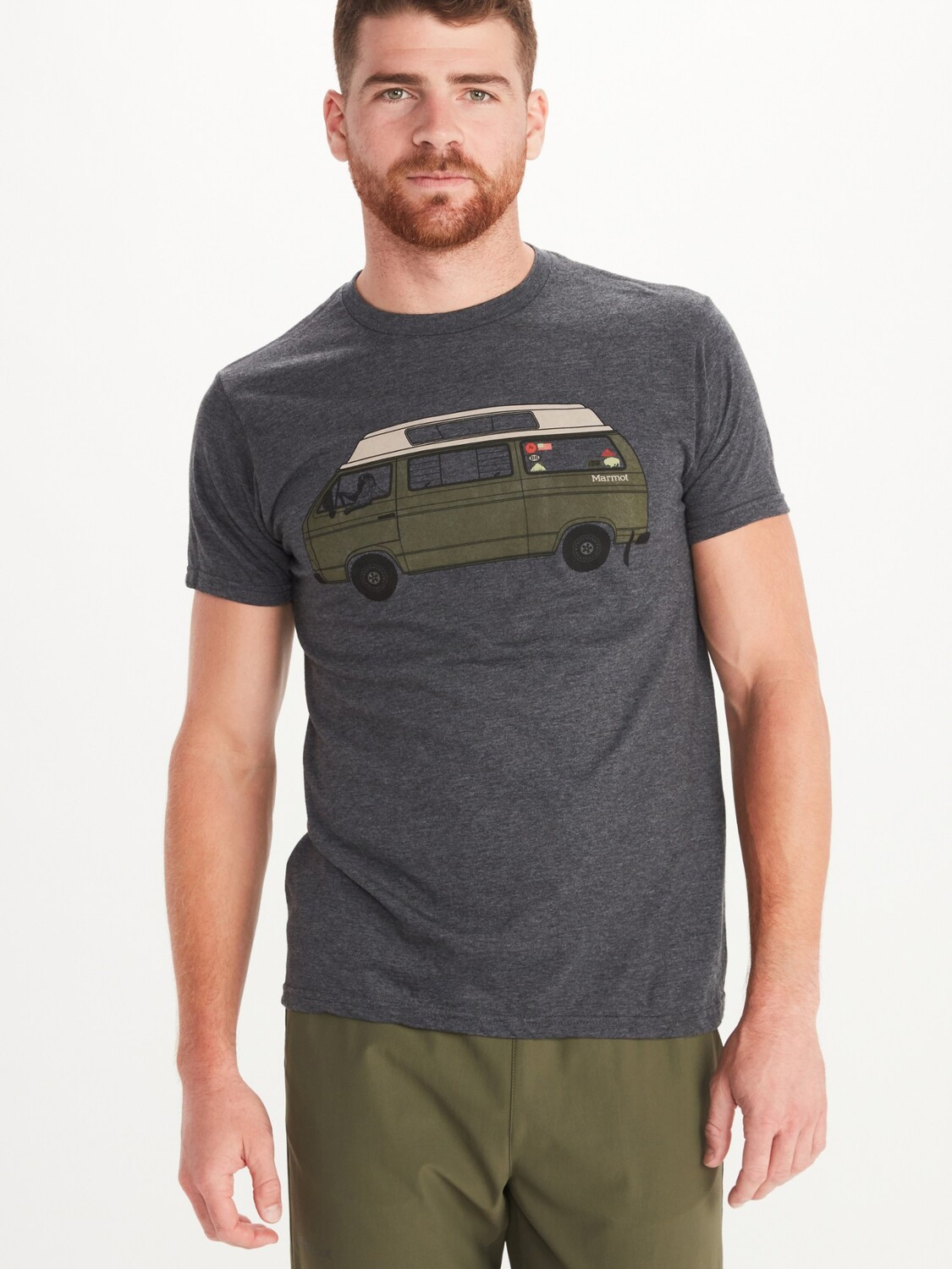 

Футболка Van Life — мужская Marmot, серый