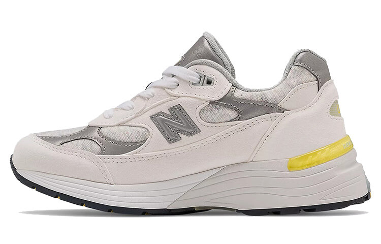 

Кроссовки New Balance 992, серый / белый / желтый