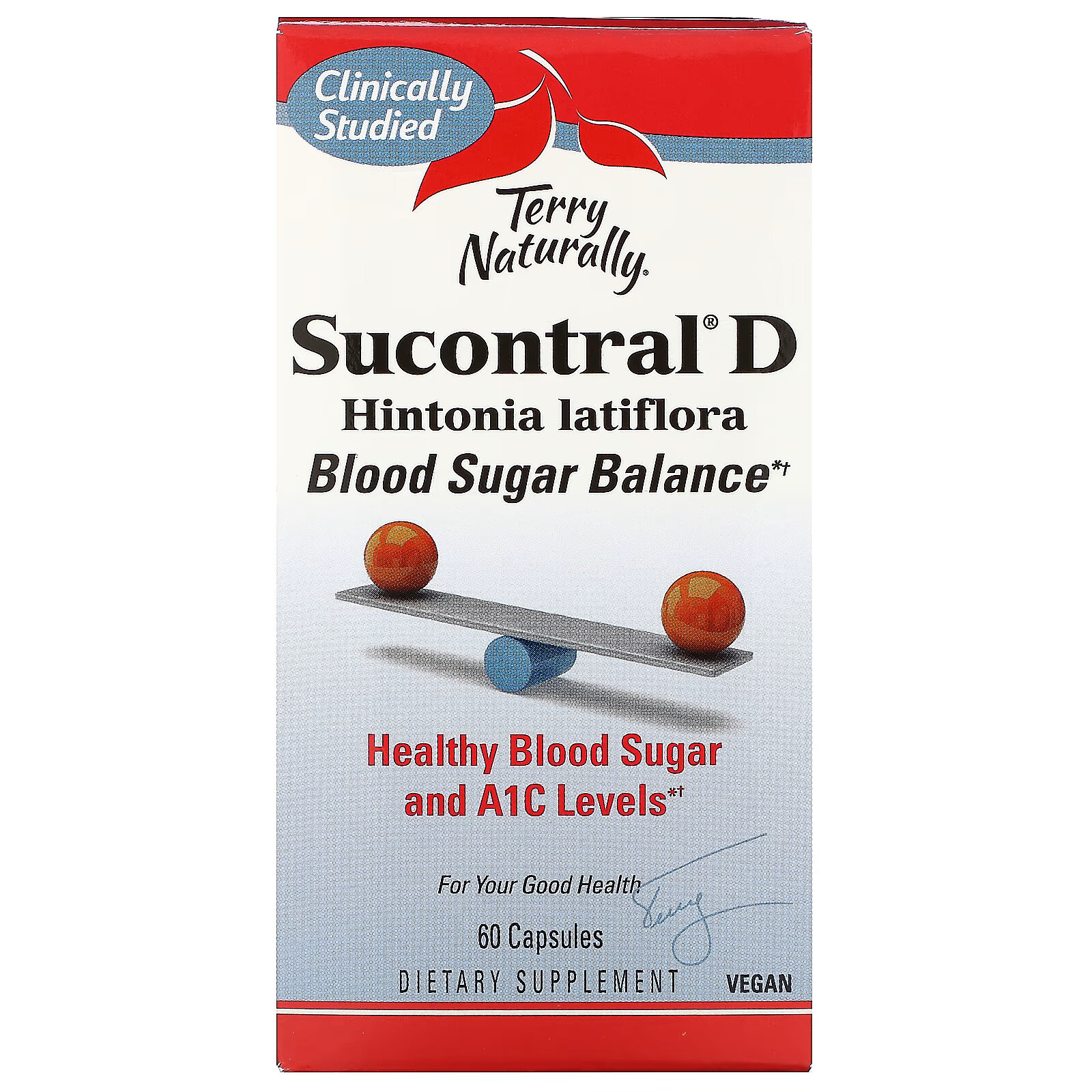 Terry Naturally, Sucontral D, 60 капсул средство terry naturally для заботы о щитовидной железе 60 капсул