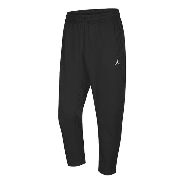 Повседневные брюки Men's Jordan Solid Color Logo Printing Lacing Straight Casual Pants/Trousers Autumn Black, Черный цена и фото
