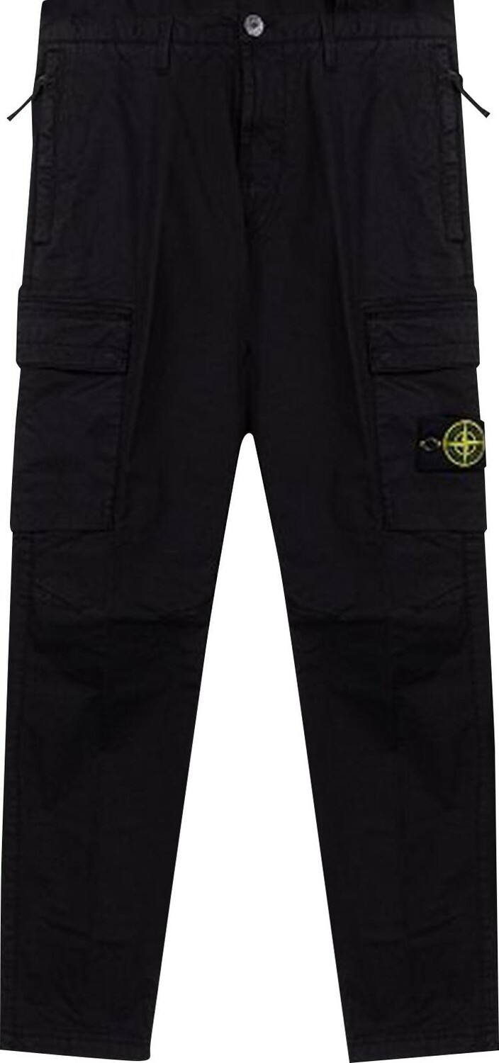 

Брюки Stone Island Logo Patch Pocket Pants 'Black', черный