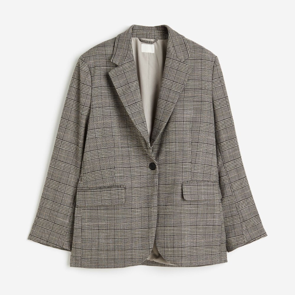 

Пиджак H&M Oversized, мультиколор