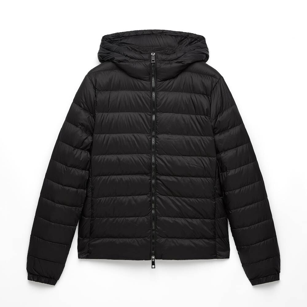 

Куртка Oysho Ultra-lightweight 100% Down Water-repellent, черный