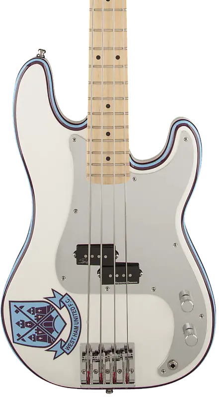 

Fender Steve Harris P Bass Maple Oly White с сумкой Steve Harris P Bass Maple Oly White w/bag