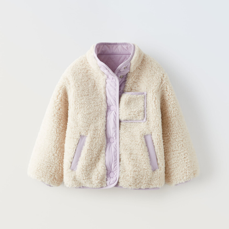 

Куртка для девочки Zara Nylon, экрю