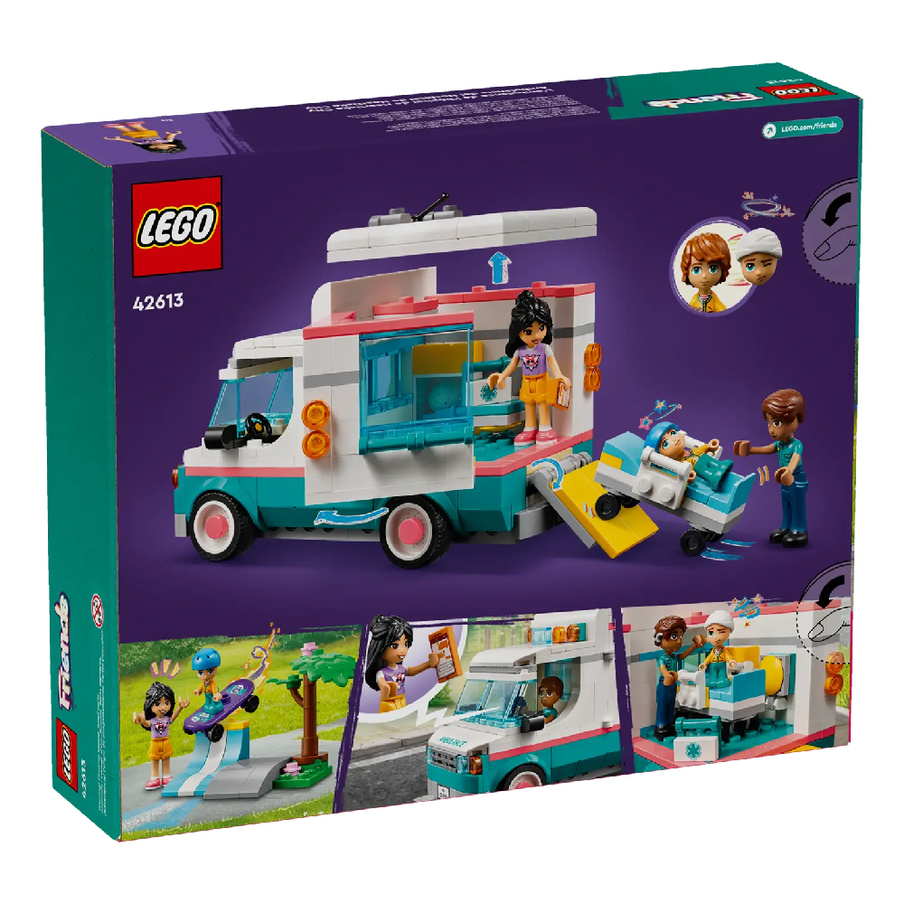 lego 41705 heartlake city pizzeria Конструктор Lego Heartlake City Hospital Ambulance 42613, 344 деталей