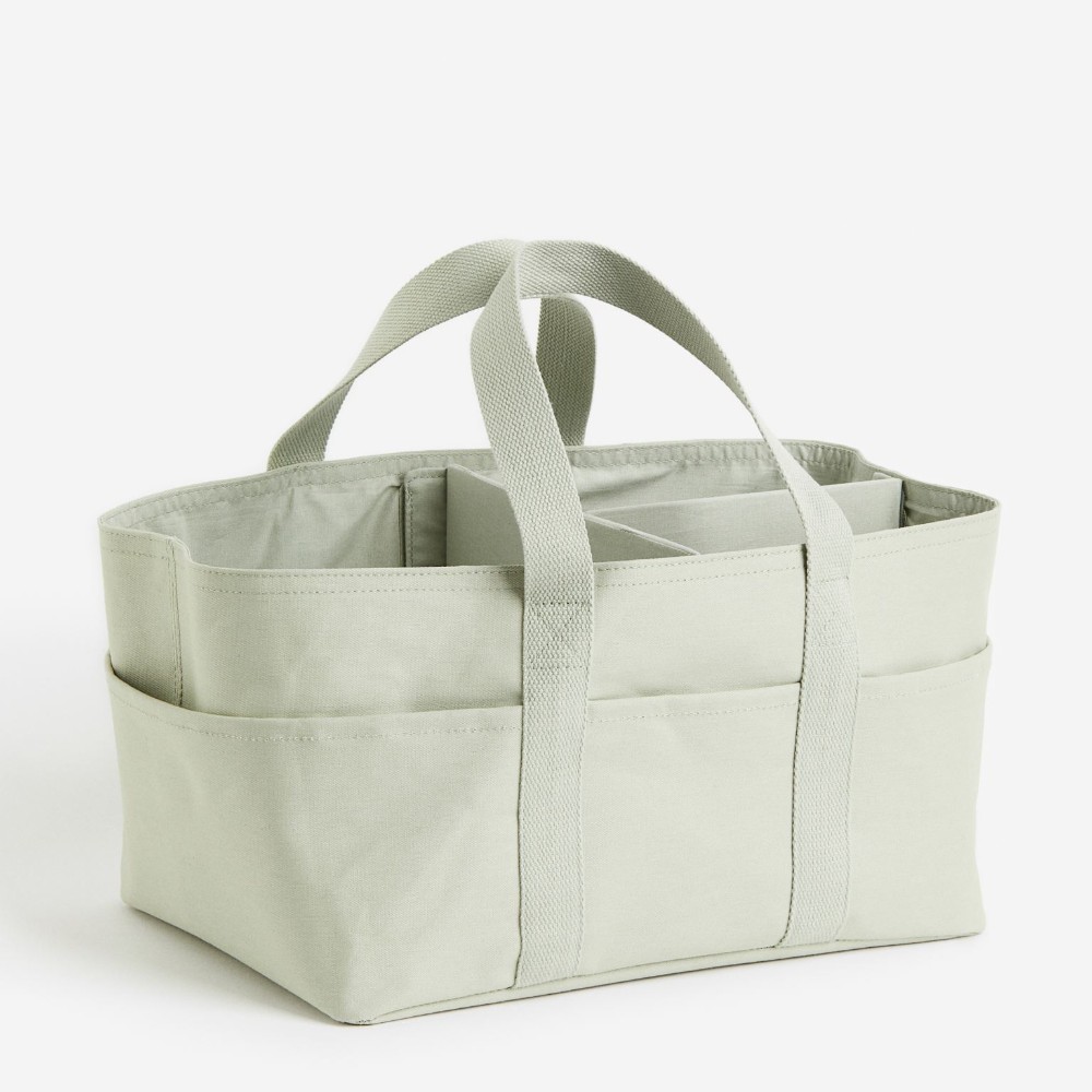 Сумка для пеленания H&M Home Cotton Canvas, светло-зеленый сумка для пеленания h