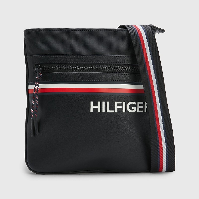 

Сумка Tommy Hilfiger Logo Stripe Mini Crossbody, черный