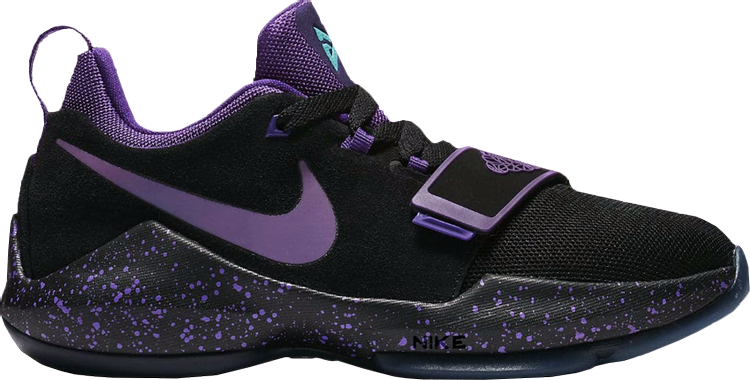 Лимитированные кроссовки Nike PG 1 GS 'Grape', черный - фото