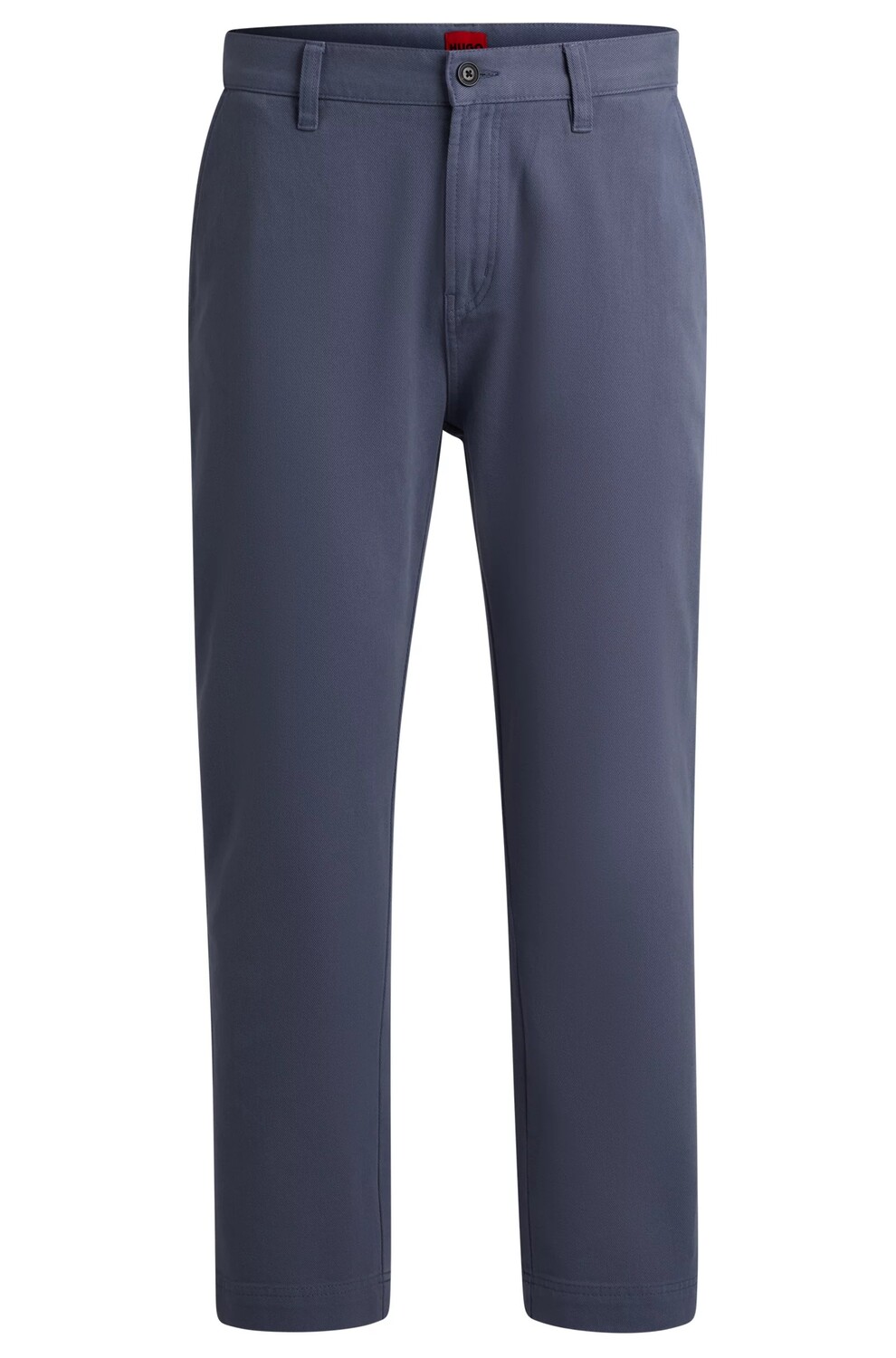 

Брюки Hugo Tapered-fit In Cotton Gabardine, светло-синий