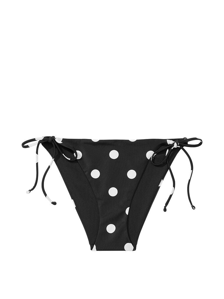 

Плавки бикини Victoria's Secret Swim Mix-and-match Cheeky String, чёрный/белый