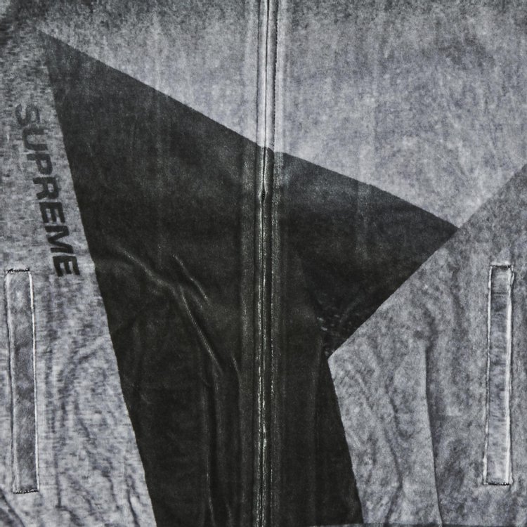 Куртка Supreme Geo Velour Track Jacket Black, черный – заказать из