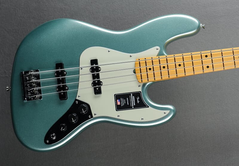 

American Professional II Jazz Bass - Mystic Surf Green Fender