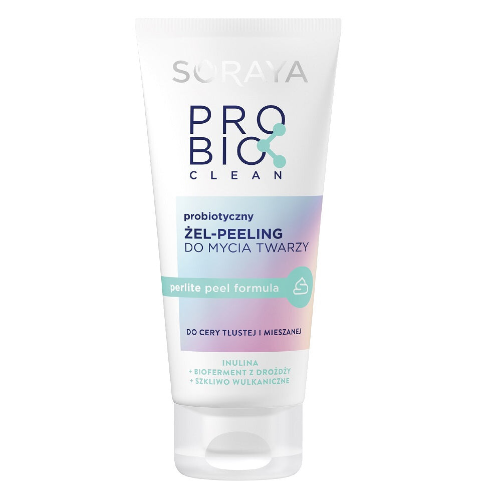 

Soraya Гель-пилинг для умывания Probio Clean пробиотический для жирной и комбинированной кожи 150мл
